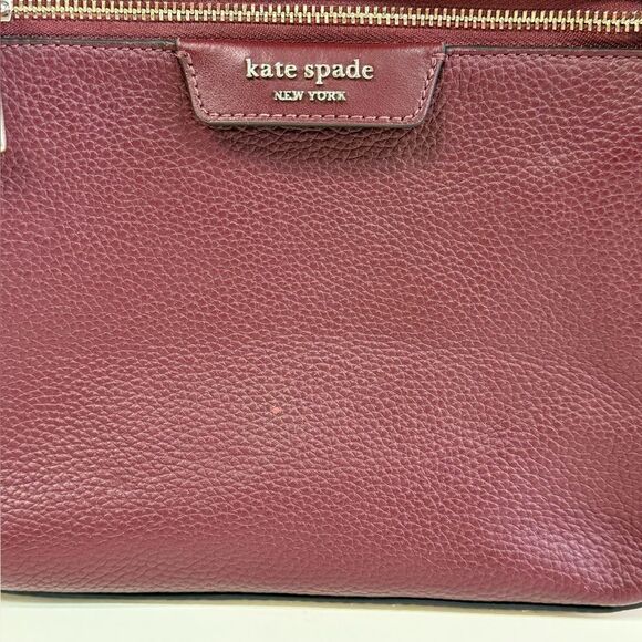Kate Spade Hudson Colorblock Messenger Bag in Cherry Juice - Picture 6 of 11